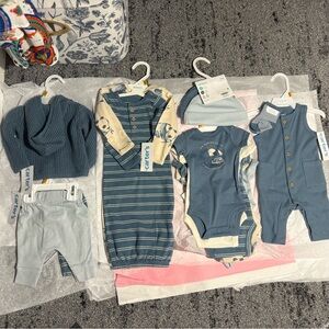 Carter's Blue and Gray Kids Matching Set